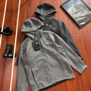 Super Clone Reps Archaeopteryx Outerwear Red Wool Cashmere Polyester Softshell Fabric Fleece Woven Mature And Sophisticated Slim Fit