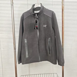 Reps High Quality Archaeopteryx Long-Sleeved Shirts Red Silk Fleece Plain Weave Fabric Spring Autumn Winter And