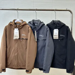 Reps AAA Jack Wolfskin Windbreaker Brown Down Spring Autumn Winter And