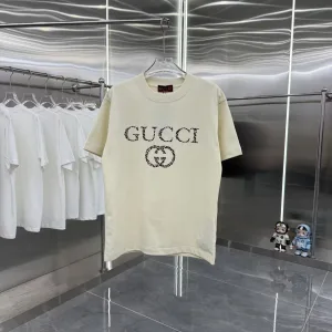 Designer Gucci Stone Short Sleeves For Autumn
