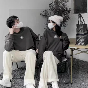 AAA Balenciaga Sweatshirt Black Cotton Fleece Autumn