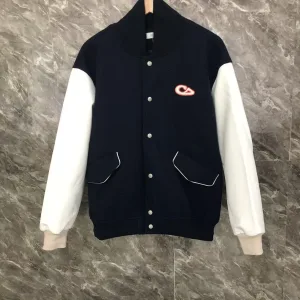Reps Dior Jacket Red Wool Jacquard Lace Street Style Understated Luxury Embroidery