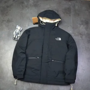 High Quality AAA The North Face Cotton-Padded Coat Red Cotton Winter Zippered Pocket