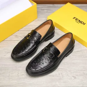 Designer Luxury Fendi Calfskin Leather Shoes