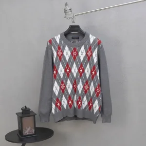 Designer Luxury Louis Vuitton Jacquard Sweaters