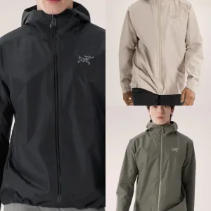 Designer Archaeopteryx Coat Red Gore-Tex Windstopper Polyester Nylon Plain Weave Urban Commuting Functional Outdoor Zippered Pocket
