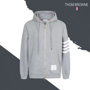 AAA Thom Browne Coat Brown Cotton