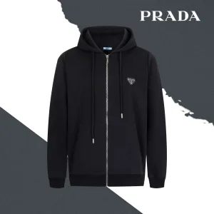 AAA Super Clone Prada Jacket Black Polyester