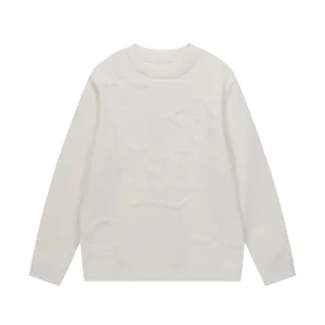 Designer Louis Vuitton Jacquard Long-Sleeved Shirt