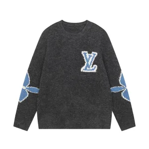 Designer 1:1 Louis Vuitton Jacquard Long-Sleeved Shirt