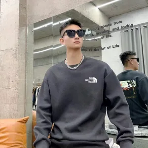 Designer High Quality North Hoodie Black Cotton Fleece Autumn