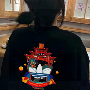 Designer Adidas Hoodie Black Cotton Fleece Autumn