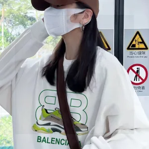Reps Balenciaga Hoodies Black Cotton Fleece Autumn