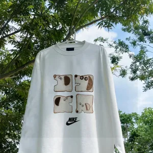 Reps Luxury Nike Hoodie Black Cotton Fleece Autumn