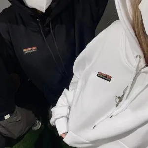 Super Clone Reps Patagonia Hoodie Red Cotton Fleece Patch