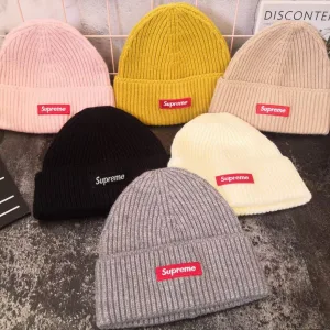 Luxury Supreme Wool Hat Black Autumn Winter And