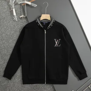 Reps Louis Vuitton Coat Red Sophistication