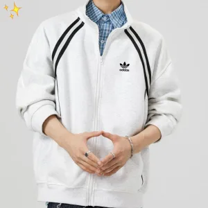 High Quality Adidas Outerwear Red Cotton Pure