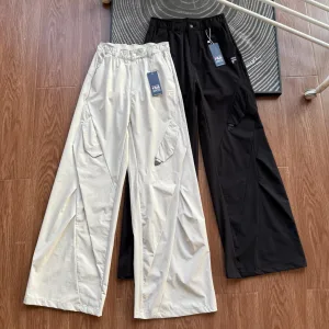 Designer Fila Trousers Red Autumn Side Pockets