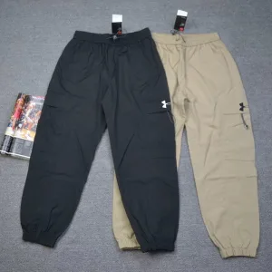 Designer Under Armour Casual Pants Red Autumn
