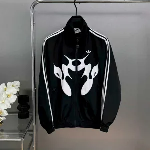 AAA Adidas Coat Red Woven Fabric