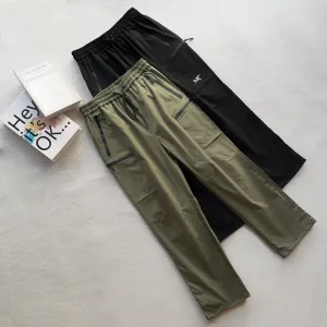 High Quality AAA Archaeopteryx Straight-Leg Pants Red Woven Fabric Plain Weave Exquisite Workmanship Outdoor Workwear Spring Slim Fit