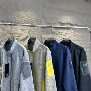 High Quality Designer Archaeopteryx Outerwear Red Wool Cashmere Adhesive Fleece Lace Fabric Quick-Drying Outdoor Functionality Autumn Winter And Embroidery Patch