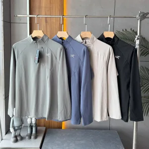 AAA Archaeopteryx Long-Sleeved T-Shirt Blue Outdoor Functional Fabric Quick-Drying Running Suitable For All Body Types Spring Autumn Lightweight And Breathable
