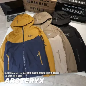 Super Clone Luxury Archaeopteryx Down Jackets Yellow Gore-Tex Duck Mesh