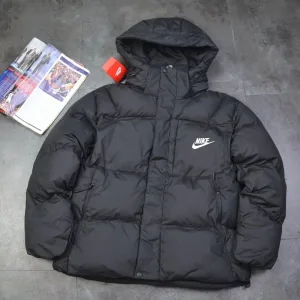 AAA Reps Nike Coat Orange Cotton Xinjiang Down Fleece Street Style Winter Patch