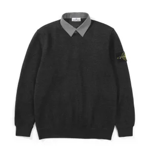 Super Clone Stone Island Sweater Red Cashmere Fleece High Cost Performance Autumn Winter And