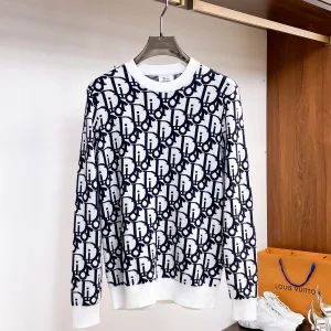Designer Luxury Dior Wool Sweater For Fall