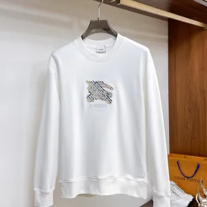 Luxury Burberry Cotton Hoodie For Fall