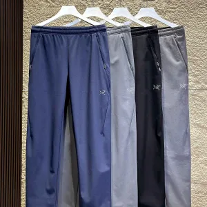 Super Clone High Quality Archaeopteryx Casual Pants Red Cotton Nylon Fleece Daily Commute Winter Even Stitching 3D Logo
