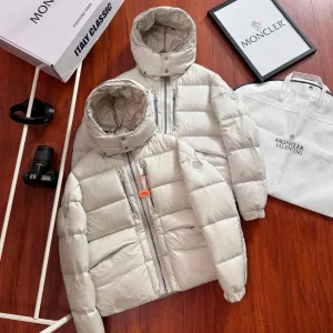 High Quality Luxury Monk Down Jacket Black Goose