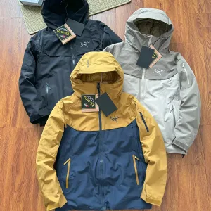 Reps Luxury Archaeopteryx Down Jackets Yellow Gore-Tex Duck Mesh