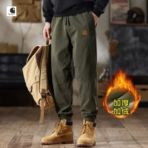 High Quality Carhartt Work Pants Red Fleece