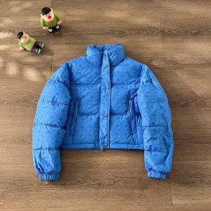 Super Clone AAA Chrome Hearts Coat Blue Down Winter
