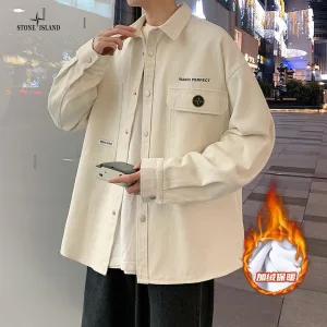 High Quality AAA Stone Island Shirt Ash Cotton Fleece