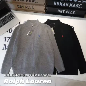 Super Clone Ralph Lauren Wool Sweater Ash