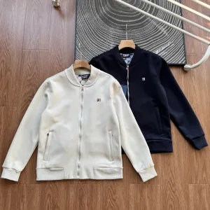 High Quality Fila Long-Sleeved Shirt Ash Minimalist Style Daily Commute Autumn