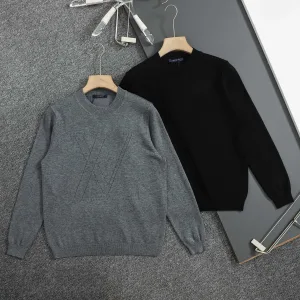 Super Clone Designer Louis Vuitton Sweater Brown Wool Autumn Winter