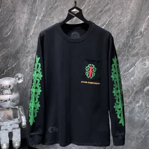 Reps Chrome Hearts Long-Sleeved T-Shirt Green