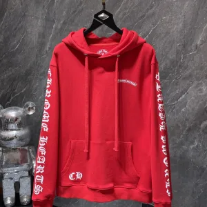 Reps Chrome Hearts Hoodie Red Winter