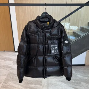 High Quality Reps Monk Down Jacket Red Duck Nylon Adjustable Drawstring Winter