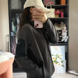 Reps Archaeopteryx Coat Red Wool Cashmere Adhesive Fleece Lace Quick-Drying Outdoor Functionality Autumn Winter And Patch