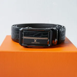AAA Louis Vuitton Belt Red Split Leather