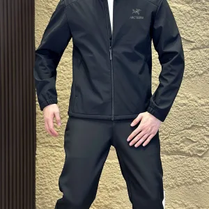 High Quality Archaeopteryx Outerwear Blue Nylon Plush Fleece Simple Design Spring Autumn Winter Early