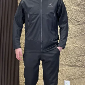 Reps High Quality Archaeopteryx Jacket Red Fleece Functional Outdoor Spring Autumn Winter Color Blocking Zippered Pocket