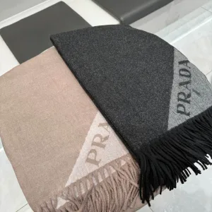 Luxury Prada Scarf Red